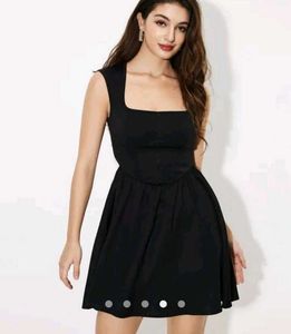 Black Corset Style Dress