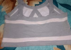Gray Knit Tank Top cash only