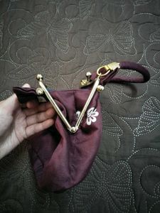 Maroon Clutch