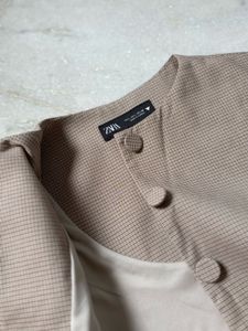 Striped Button-Up Vest