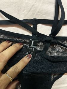 Black Lace Lingerie Set