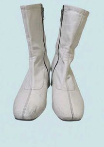 White Ankle Boots
