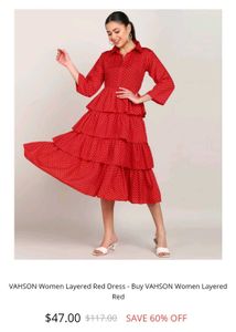 Flared Western Dress