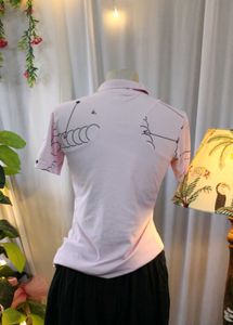 Adidas Pink Polo Top