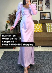 Lavender Classy Dress