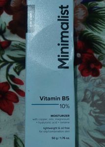 Minimalist Vitamin B5 Moisturizer