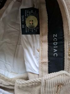 Beige Corduroy Pants