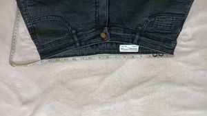 Wide Leg Black Jeans 32 waist