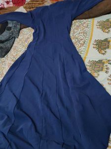 Blue Colour Gown .
