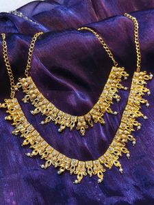 Gold Plated layered Jewellery Set