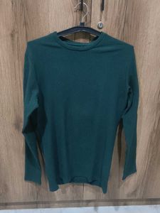 Bottle Green Ribbed Mens T-Shirt