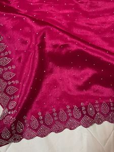 y2k two shade saree with beaded blouse