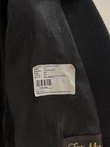 Women&#39;s Black Wool Long Coat