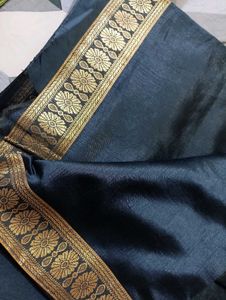 Beautiful Grey Saree For Women