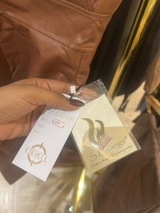 Leather Brown Dress with Top