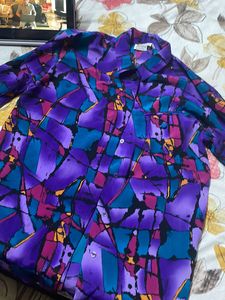Abstract Oversize Shirt Unisex