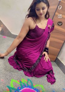 Elegant Purple Saree
