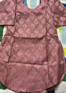 Pink Paisley Kurta