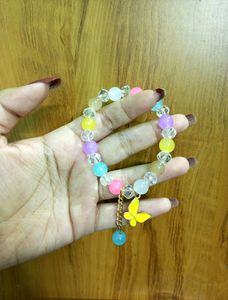 PACK OF 4 CRYSTAL BUTTERFLY BRACELET