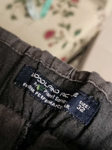 Woodland Men Regular Fit Casual Trouser
