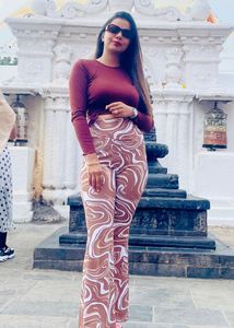 Pretty Brown Co-ord Set