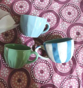 New Set Of 3 Ceramic Big Mugs