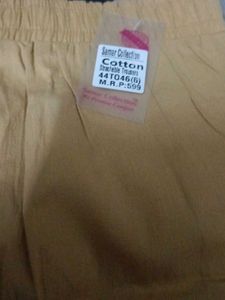 Casual Yellow Pants