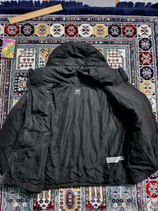 Black Puffer Jacket with Hood