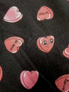 Heart Print T-Shirt