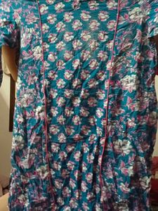 Floral Print Kurta