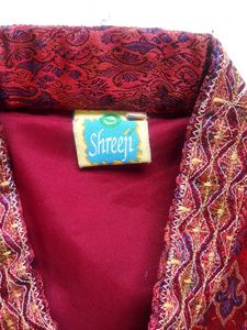 Maroon Kurta