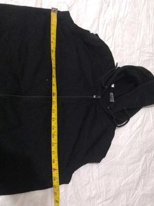 Sleeveless Zip-Up Hoodie