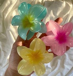 Flower Hair Clips - Set of 4, Single Pieces