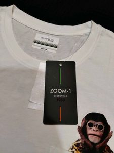 New With Tag White Cotton T Shirt