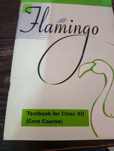 NCERT English Class 12 XII Flamingo vistas Book