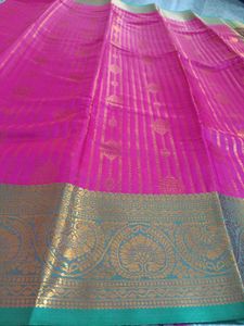 New Pink N Green Vairaoosi Saree