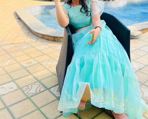 Crop Top Lehnga Designer