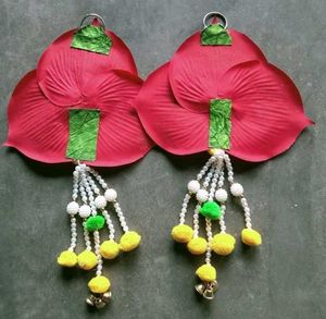 Red Flower Hanging Decor