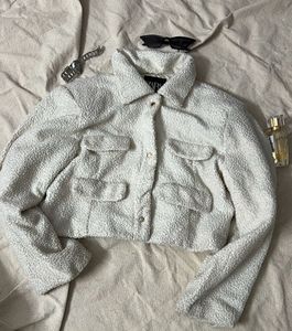 Zara Textured Crop Jacket