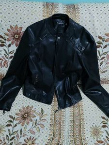 Black Faux Leather Jacket