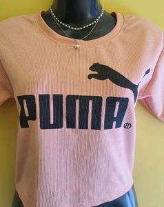 PUMA printed Crop Top