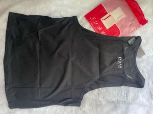 Juari Black Tank Top