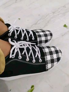 Womens Black Boot Casual Shoes