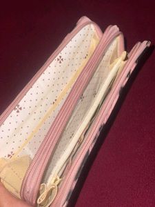 Leopard Print Zip Around Wallet