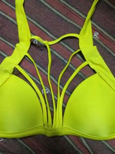 yellow Small Size bikini bra