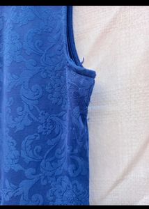 Blue Fit &amp; Flare Dress