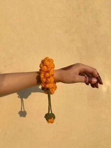 Crochet Marigold Bangle