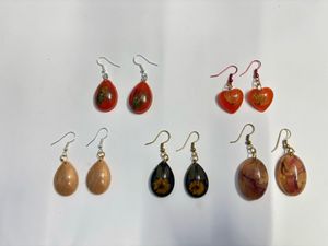 resin earrings