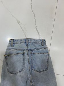 wide leg jeans high waisted light denim