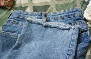 Denim Blue High-Waist Jeans